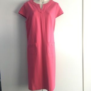 Talbots shift cap sleeve dress